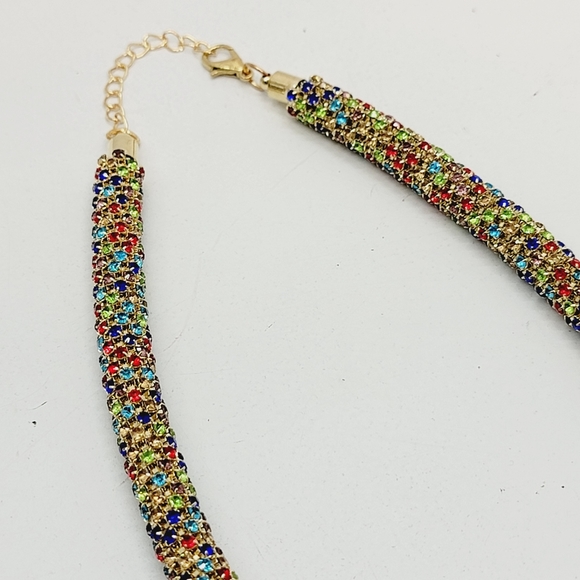 Multi-Colored Necklace & Earring Set - NWOT - - Picture 3 of 7